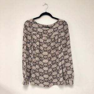 LOFT patterned blouse